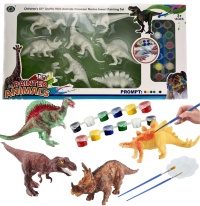 Набор для Раскрашивания 8 Динозавров с 12 Цветами