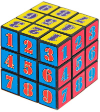 Кубик Рубика с Буквами и Цифрами 3X3, 6,5cm