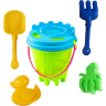 Set Jucării de Plajă cu Găleată, Lopată și Forme