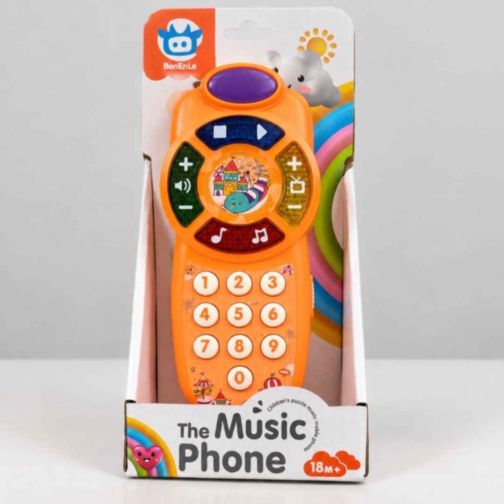 Telefon muzical educativ pentru copii cu lumini și sunete