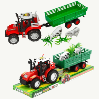 Tractor cu Remorcă pentru Animale și Copaci | image