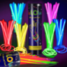 Set 50 Bețișoare Luminoase Glow Party Colorate