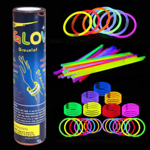 Set 50 Bețișoare Luminoase Glow Party Colorate