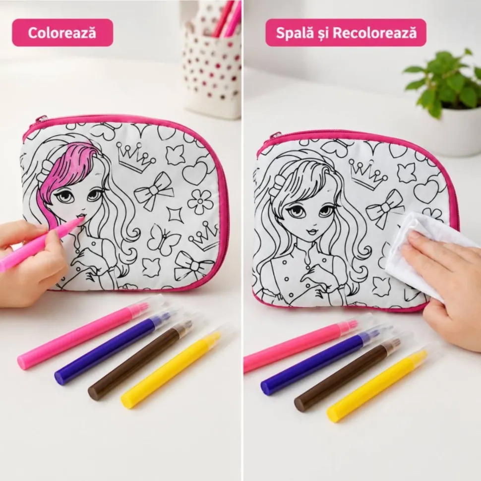Gentuța se colorează, se spală și se poate recolora