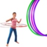 Hula Hoop pentru 15-18 ani, diametru 80cm 