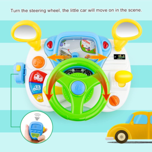 Volan Interactiv pentru Copii – Simulare Realistă de Conducere