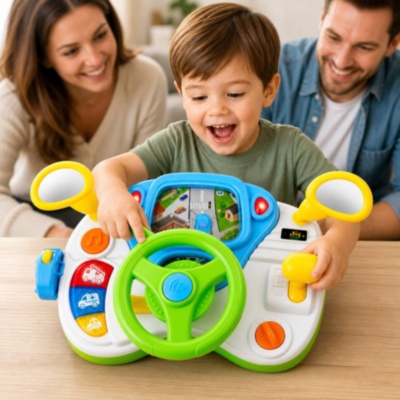 Volan Interactiv pentru Copii – Simulare Realistă de Conducere | image