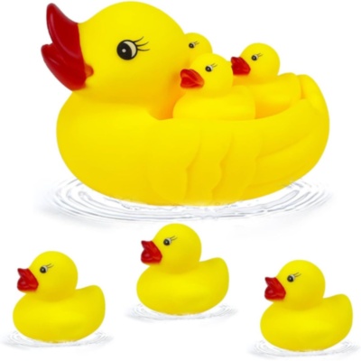 Set rățuște pentru baie mamă și 3 pui | image