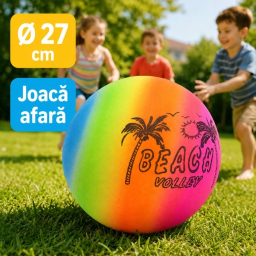 Minge colorată din cauciuc Beach Volley pentru joacă afară