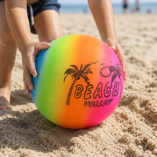 Minge colorată din cauciuc Beach Volley pentru joacă afară