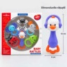 Set de 6 zornăitoare colorate cu animăluțe pentru bebeluși