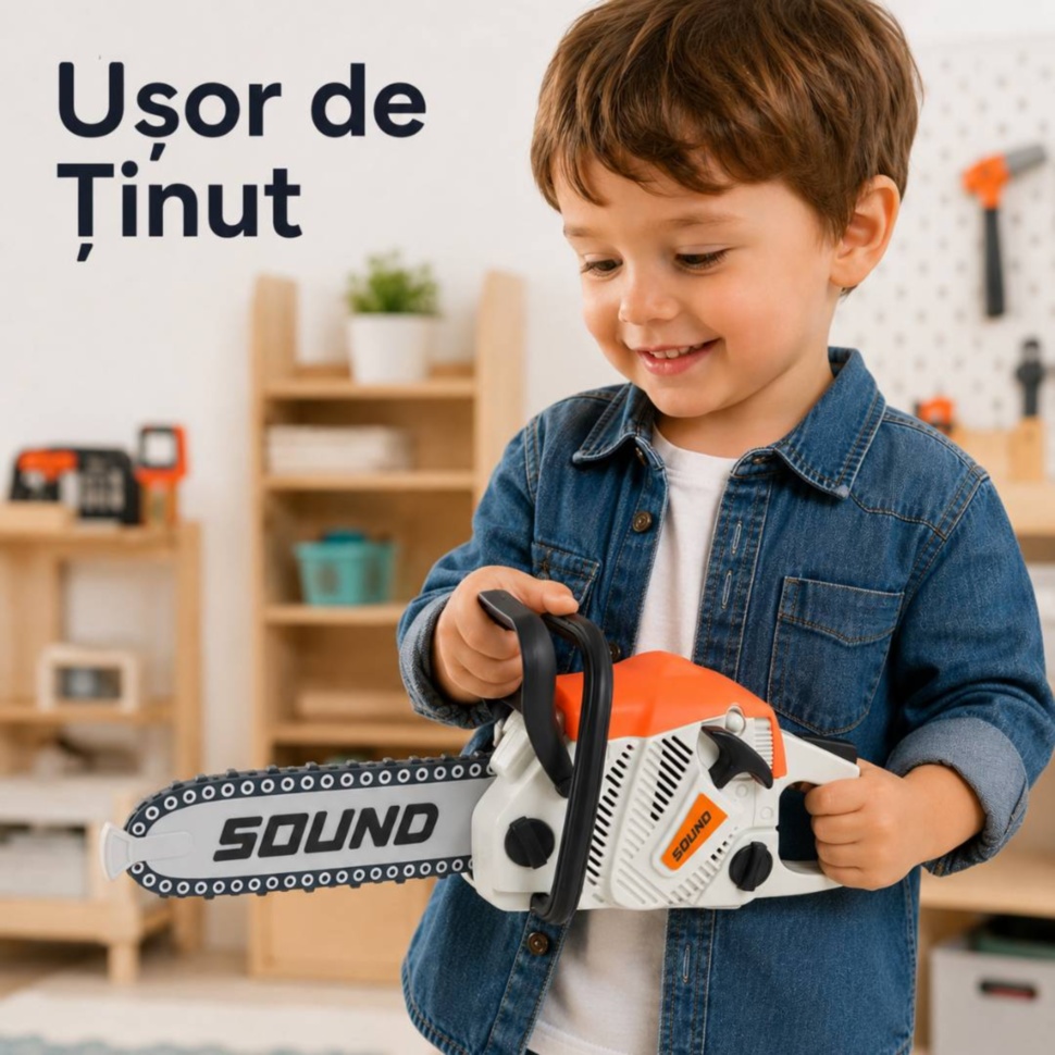 Drujbă de jucărie ușor de ținut pentru copii