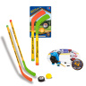Set 2 Crose Ajustabile și 2 Pucuri pentru Hochei