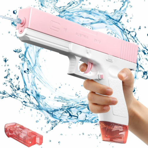 Pistol Electric cu Apă Reîncărcabil (roșu)