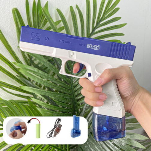 Pistol Electric cu Apă Reîncărcabil (roșu)