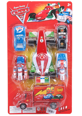 Set 6 Mașinuțe Seria Fulger McQueen  