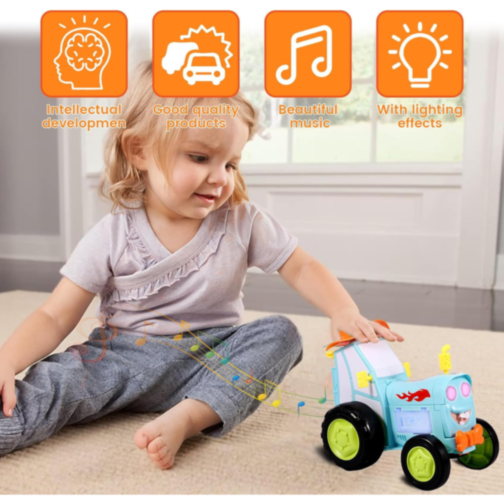 Tractor Dansator cu Telecomandă - Salturi și Acțiune