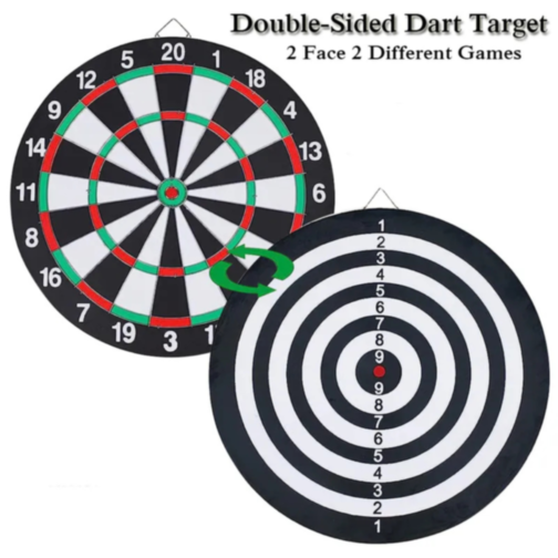 Tablă de Darts Dublă cu 6 Săgeți - Distracție și Competiție
