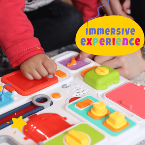 Tablă Interactivă Multifuncțională cu Sunete și Lumini – Stil Bucătărie
