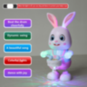 Iepuraș Interactiv cu Tobe, Muzică și Lumină