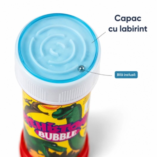 Tub pentru baloane de săpun cu dinozauri și labirint, set 24buc, pret 1buc