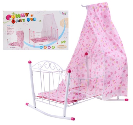 Pătuс pentru Papusă cu Cadru Metalic
