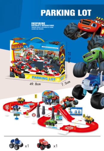 Blaze, Set Circuit și Stație Peco cu 2 Mașinuțe