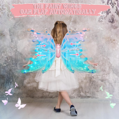 Aripi Magice Prințesă cu Efecte Luminiscente | image
