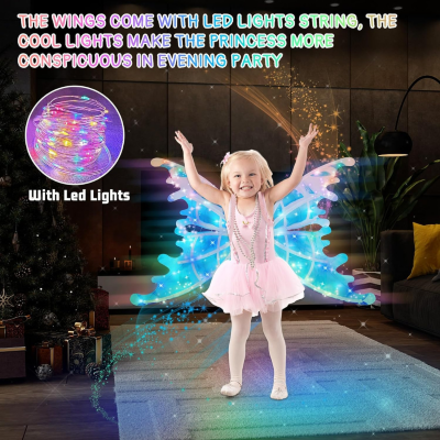 Aripi Magice Prințesă cu Efecte Luminiscente | image