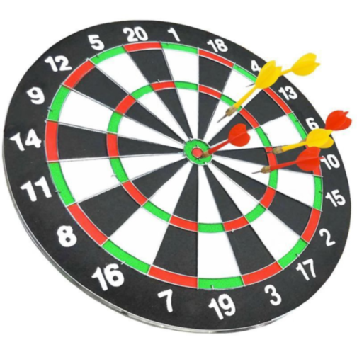 Tablă de Darts cu Față Dublă și 6 Săgeți – Distracție și Precizie