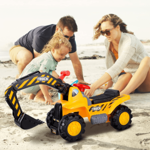 Excavator Ride-On cu Lopată Mobilă și Sunete