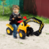 Excavator Ride-On cu Lopată Mobilă și Sunete