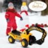 Excavator Ride-On cu Lopată Mobilă și Sunete