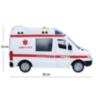 Ambulanță de Jucărie cu Lumini și Sunete, Uși Deschise, 1:16, City Rescue 
