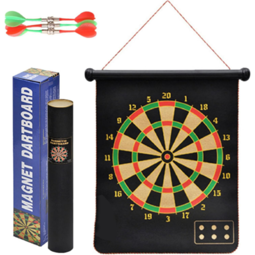 Tablă de Darts Magnetică cu 6 Săgeți – Joc de Precizie pentru Copii și Adulți