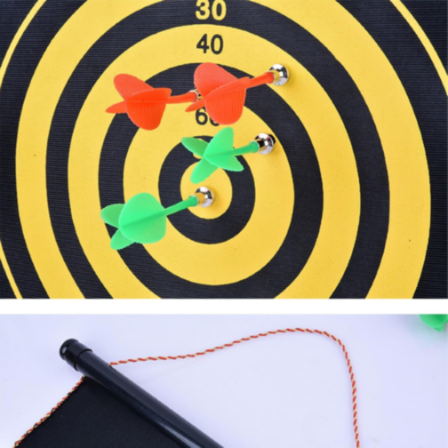 Tablă de Darts Magnetică cu 6 Săgeți – Joc de Precizie pentru Copii și Adulți