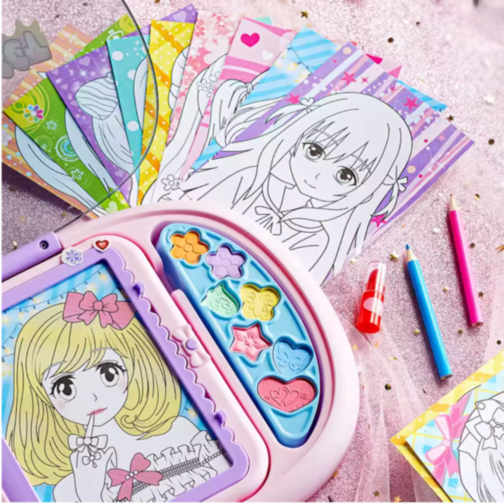 Set Machiaj Creativ cu Desene Anime pentru Copii Set Machiaj Creativ cu Desene Anime pentru Copii