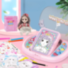 Set Machiaj Creativ cu Desene Anime pentru Copii