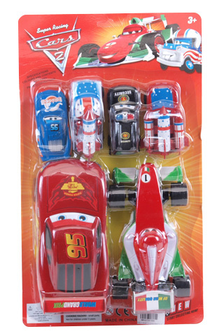 Set 6 Mașinuțe Seria Fulger McQueen  