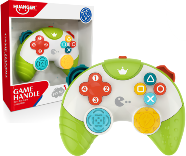 Joystick Controller Interactiv Cu Butoane, Sunete și Luminițe