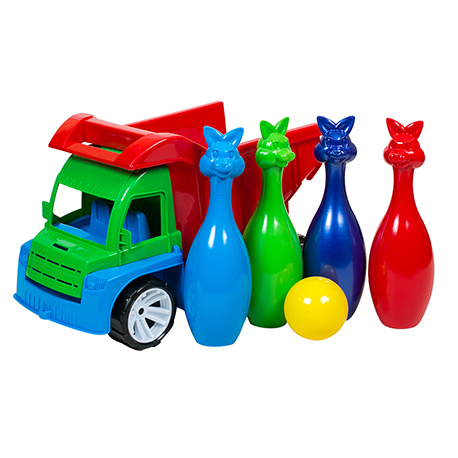 Camion Încărcat cu Popice pentru Bowling, 36cm   