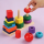 Turnuri Montessori din Lemn – Sortare, Stivuire și Forme Geometrice | image