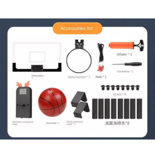 Coș de Baschet cu Scor Electronic – Jucărie Interactivă pentru Copii