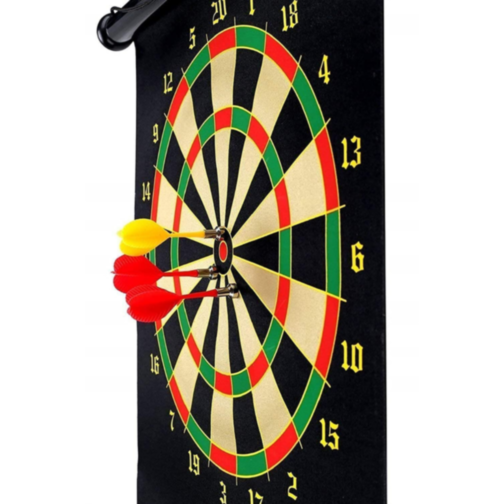 Set de darts magnetic cu țintă dublă