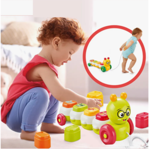 Omiduța Interactivă – Jucărie Educativă de Tras pentru Copii 