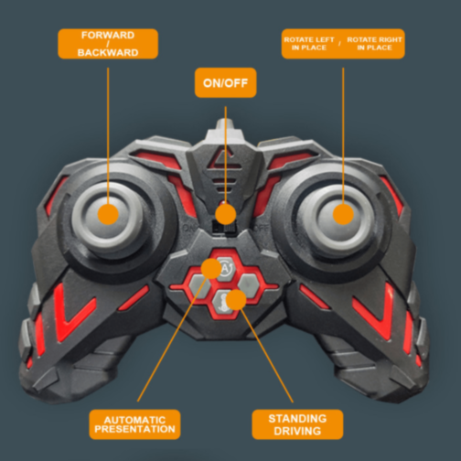 Mașinuță Stunt 360° cu Telecomandă și Ceas (culoare aleatorie) Mașinuță Stunt 360° cu Telecomandă și Ceas (culoare aleatorie)