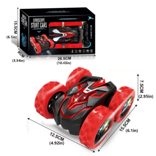 Mașinuță Stunt 360° cu Telecomandă și Ceas (culoare aleatorie) Mașinuță Stunt 360° cu Telecomandă și Ceas (culoare aleatorie)