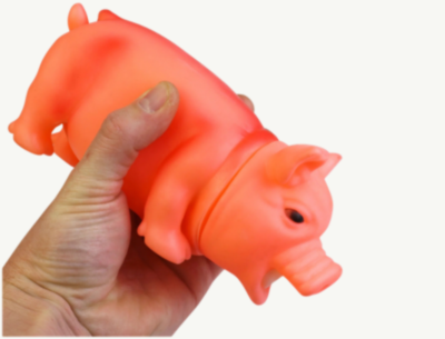 Purceluș antistres cu sunet amuzant (culoare aleatorie) | image