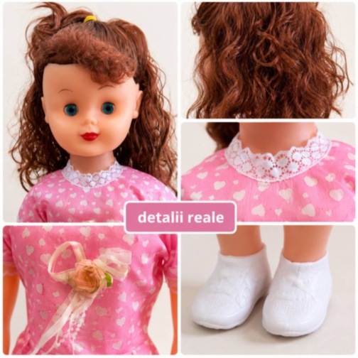 Păpușă mare muzicală 74 cm, model aleatoriu