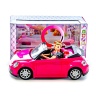 Set Barbie și Ken cu Mașină Decapotabilă, 46cm
